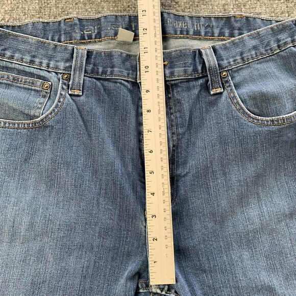 Carhartt Mens Relaxed Fit Blue Jeans Straight Med Wash Size 36 x 30 - Picture 7 of 13